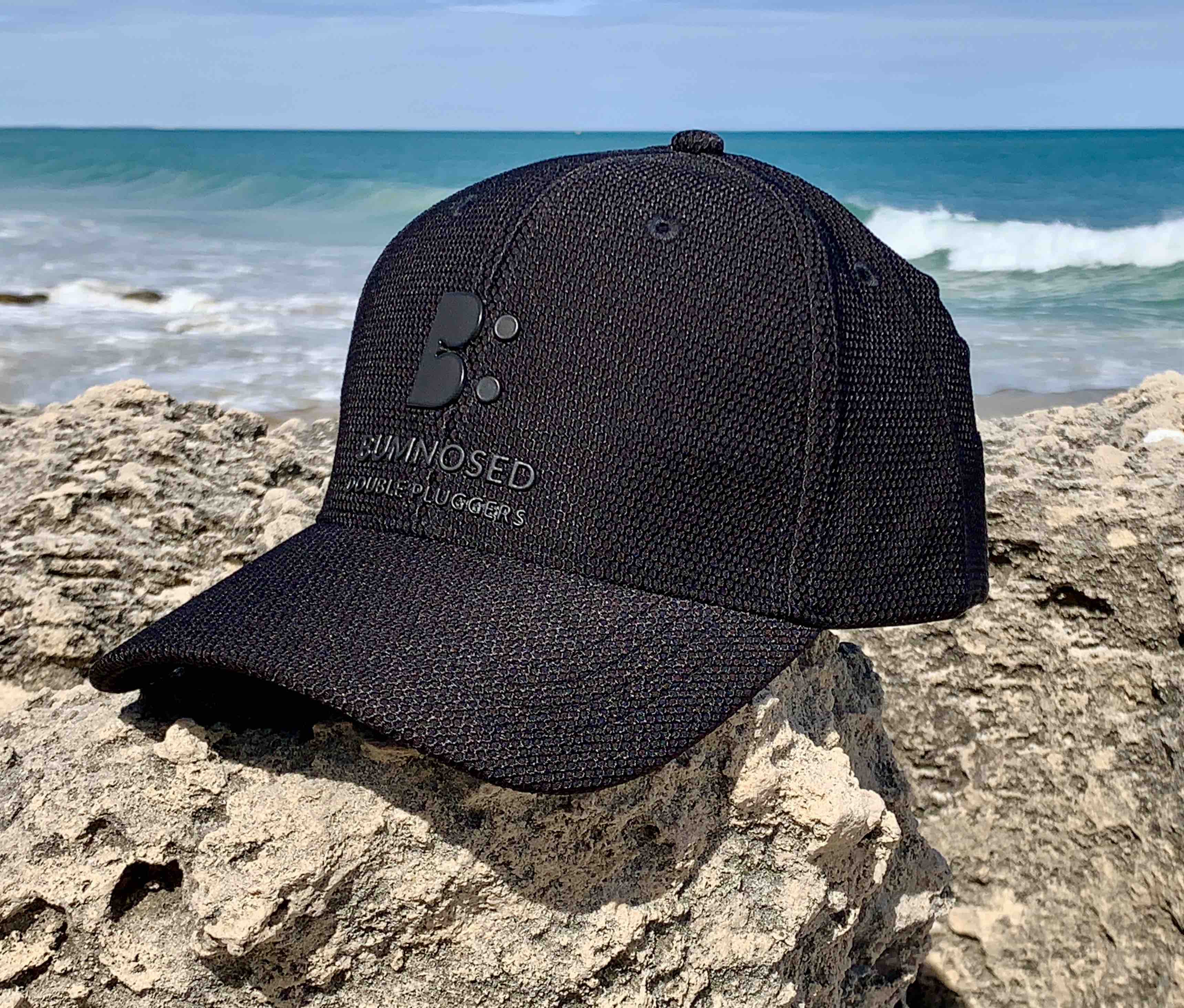 BLACK HONEYCOMB CAP